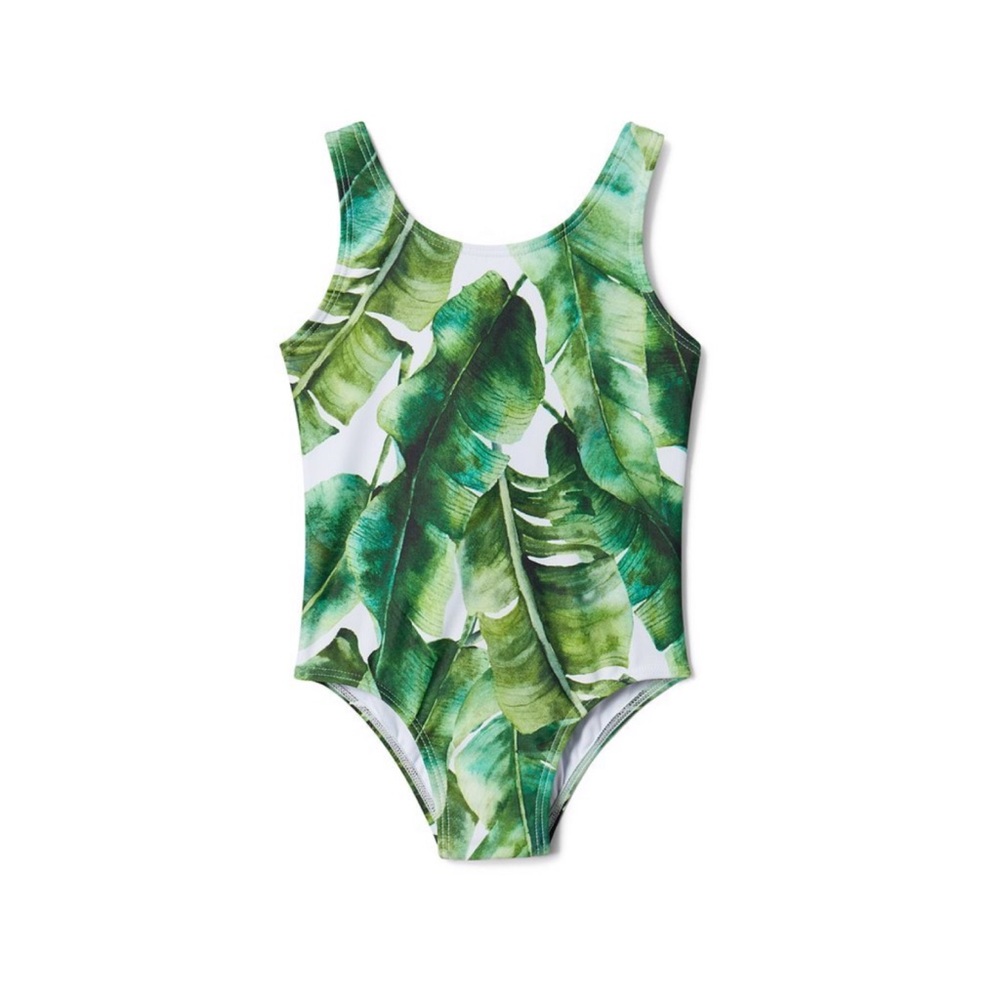 🆕 Plum Swimsuit Tropical Print